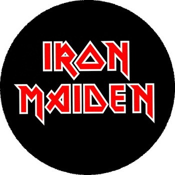 IRON MAIDEN: Logo (nagy jelvény, 3,7 cm)