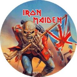 IRON MAIDEN: Trooper (nagy jelvény, 3,7 cm)