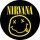NIRVANA: Smiley (nagy jelvény, 3,7 cm)
