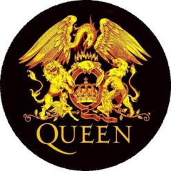 QUEEN: Címer(nagy jelvény, 3,7 cm)