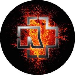 RAMMSTEIN: Lava (nagy jelvény, 3,7 cm)