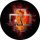RAMMSTEIN: Lava (big badge, 3.7 cm) 