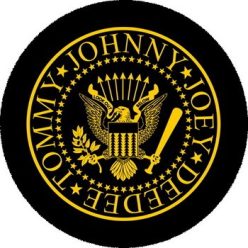 RAMONES: Logo (nagy jelvény, 3,7 cm)