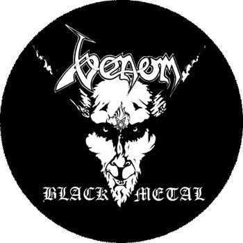 VENOM: Black Metal (nagy jelvény, 3,7 cm)