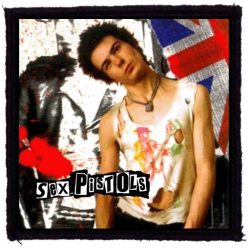 SEX PISTOLS: Sid (9,5 cm x 9,5 cm) (felvarró)