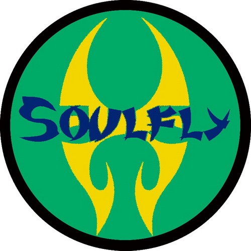 SOULFLY: Logo Circle (95x95) (felvarró)