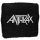 ANTHRAX: Logo (embroidered wristband)