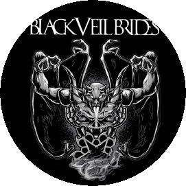 BLACK VEIL BRIDES: Demon (jelvény, 2,5 cm)
