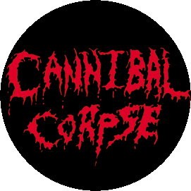 CANNIBAL CORPSE: Logo (jelvény, 2,5 cm)
