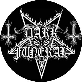DARK FUNERAL: Logo (jelvény, 2,5 cm)