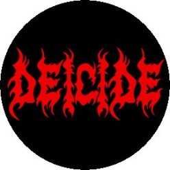 DEICIDE: Logo (jelvény, 2,5 cm)