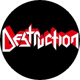 DESTRUCTION: Logo (jelvény, 2,5 cm)