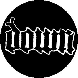 DOWN: Logo (jelvény, 2,5 cm)
