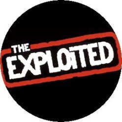 EXPLOITED: Logo (jelvény, 2,5 cm)