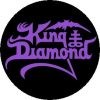 KING DIAMOND: Logo (jelvény, 2,5 cm)