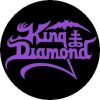 KING DIAMOND: Logo (jelvény, 2,5 cm) KING DIAMOND: Logo (jelvény, 2,5 cm)