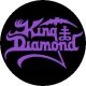 KING DIAMOND: Logo (jelvény, 2,5 cm)