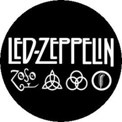 LED ZEPPELIN: 4 Symbols (jelvény, 2,5 cm)