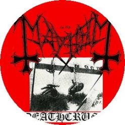 MAYHEM: Deathcrush (jelvény, 2,5 cm)