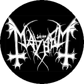 MAYHEM: Logo (jelvény, 2,5 cm)