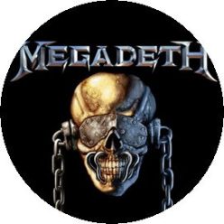 MEGADETH: Vic (jelvény, 2,5 cm)