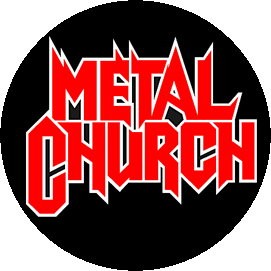 METAL CHURCH: Logo (jelvény, 2,5 cm)