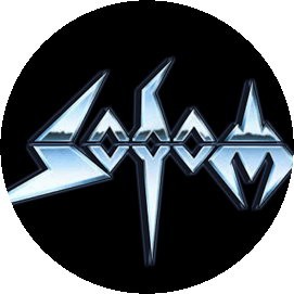 SODOM: Logo (jelvény, 2,5 cm)