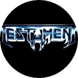 TESTAMENT: Logo (jelvény, 2,5 cm)