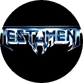 TESTAMENT: Logo (jelvény, 2,5 cm)