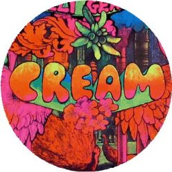 CREAM: Disgraeli Gears (big badge, 3.7 cm) 