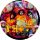 JIMI HENDRIX EXPERIENCE: Psychedelic Group (big badge, 3.7 cm) 