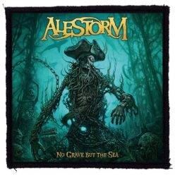 ALESTORM: No Grave But The Sea (9,5 cm x 9,5 cm) (felvarró)