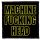 MACHINE HEAD: M.F.H. (9,5 cm x 9,5 cm) (felvarró)