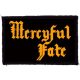 MERCYFUL FATE: Logo (95x60) (felvarró)