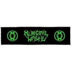 MUNICIPAL WASTE: Logo superstrip (20x5 cm) (felvarró)