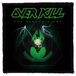 OVERKILL: The Electric Age (9,5 cm x 9,5 cm) (felvarró)