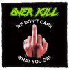 OVERKILL: Fuck You (95x95) (felvarró) OVERKILL: Fuck You (95x95) (felvarró)