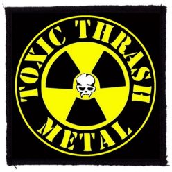   TOXIC HOLOCAUST: Toxic Thrash Metal (9,5 cm x 9,5 cm) (felvarró)