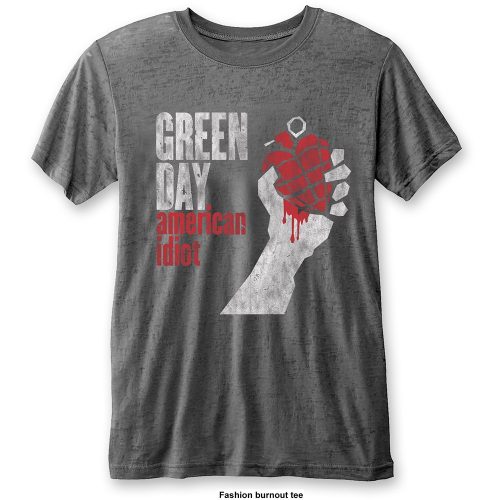 GREEN DAY: American Idiot (grey) (póló)