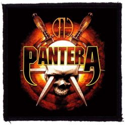 PANTERA: Skull Knives (9,5 cm x 9,5 cm) (felvarró)