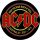 AC/DC: Logo Australia (nagy jelvény, 3,7 cm)