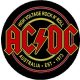 AC/DC: Logo Australia (nagy jelvény, 3,7 cm)