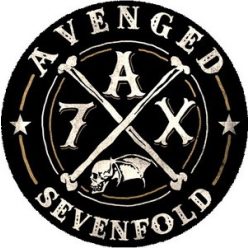 AVENGED SEVENFOLD: Bones A7X (nagy jelvény, 3,7 cm)