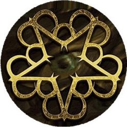 BLACK VEIL BRIDES: Logo (nagy jelvény, 3,7 cm)