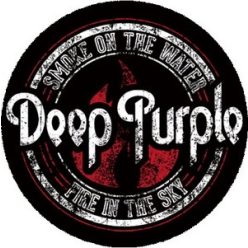 DEEP PURPLE: Smoke On The Water (big badge, 3.7 cm) 