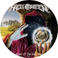 HELLOWEEN: Keeper 1. (nagy jelvény, 3,7 cm)