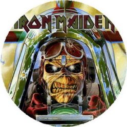 IRON MAIDEN: Aces High (nagy jelvény, 3,7 cm)