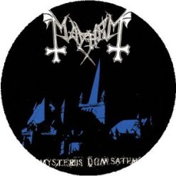MAYHEM: De Mysteriis (nagy jelvény, 3,7 cm)