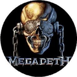 MEGADETH: Vic (nagy jelvény, 3,7 cm)