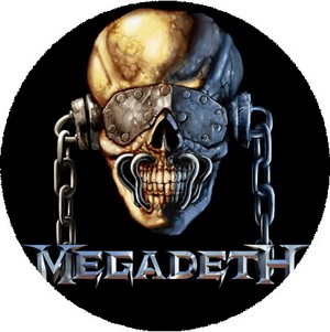 MEGADETH: Vic (nagy jelvény, 3,7 cm)